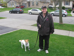 Phil Walking Dog